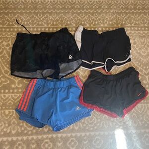 Athletic' Black, Blue, and Red Shorts Collection